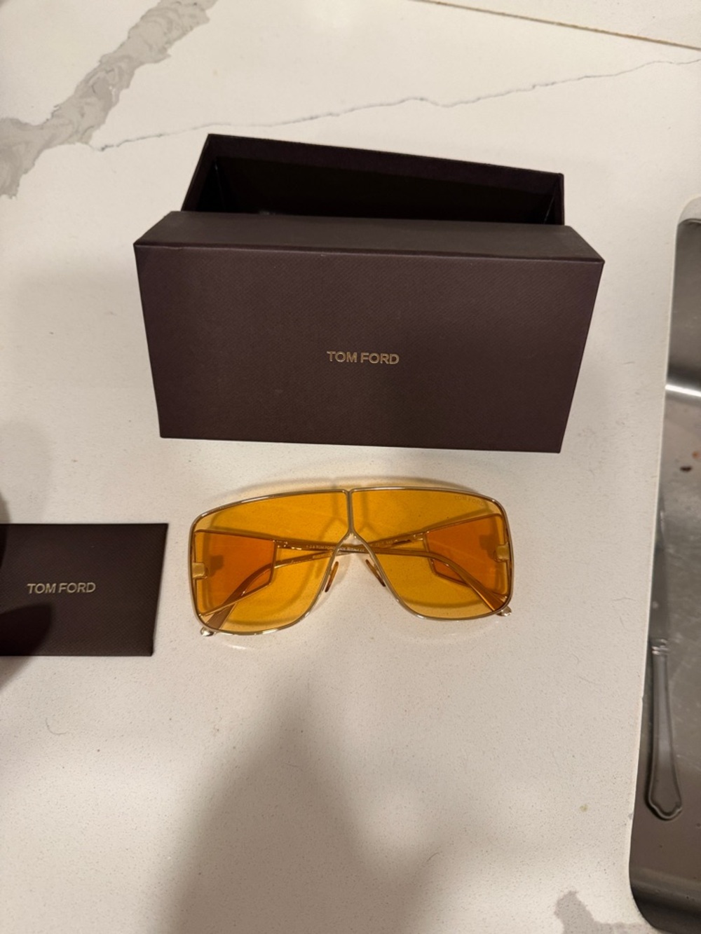 Tom Ford Gold Sunglasses